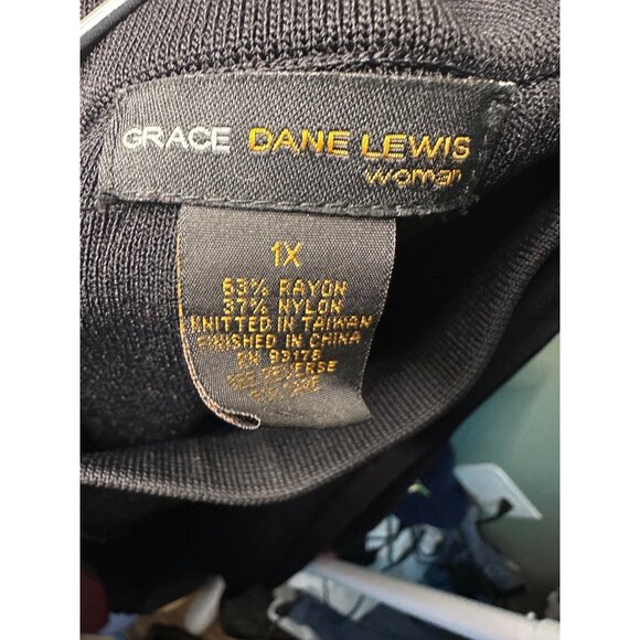 Grace Dane Lewis Pleated Skirt 1X Romantic Dark Gothic Cottage  Closet Staple - Picture 4 of 5